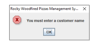 Checking the name field